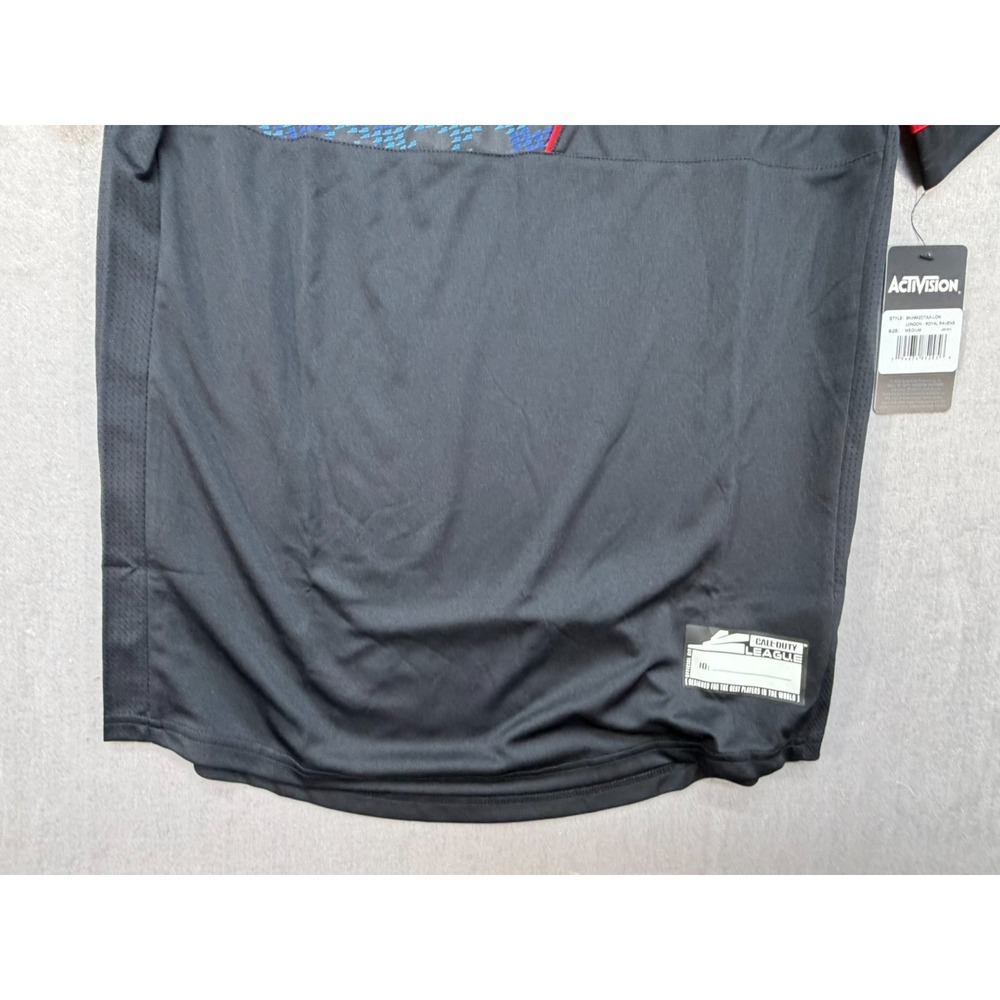 NWT Activision London Royal Ravens Jersey Shirt Medium Black Call of Duty League - Picture 7 of 11